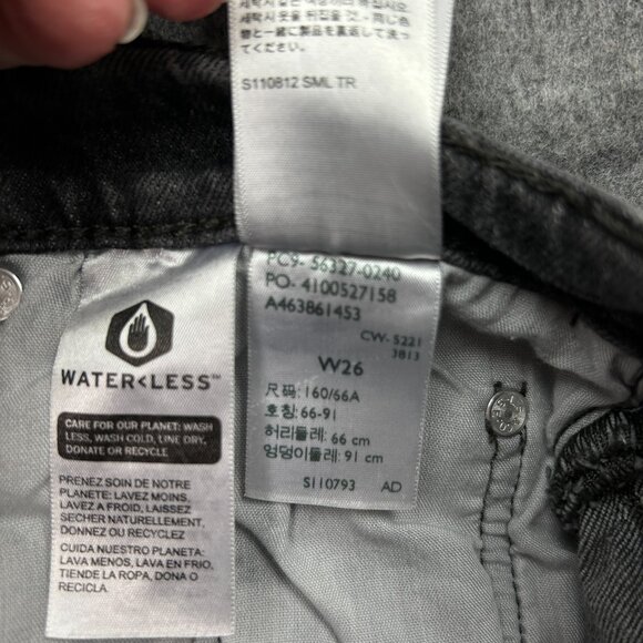 Levi's 501 Premium Original Fit Cut Off Shorts Women's Size 26 Button Fly Denim - Picture 9 of 13